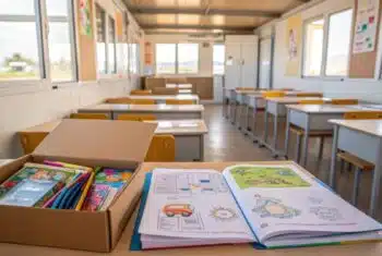 An organised classroom