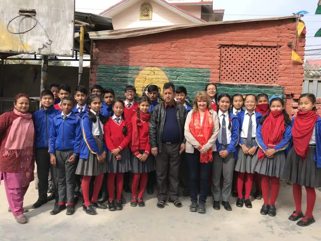 Wendy Nepal students class