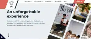 The Bell English website