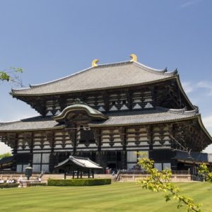 Todai-ji Temple in Nara, Japan, Asia
