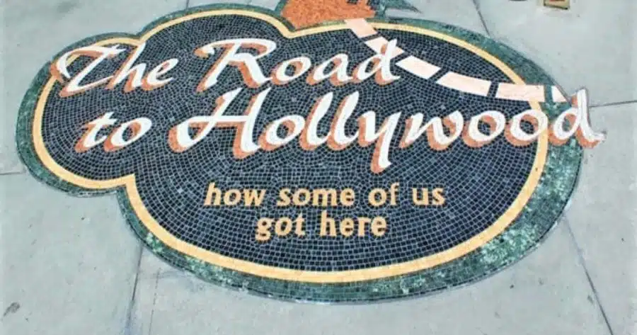 Road to Hollywood sign