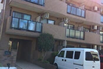 An apartment block in Funabashi, Japan