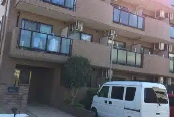 An apartment block in Funabashi, Japan