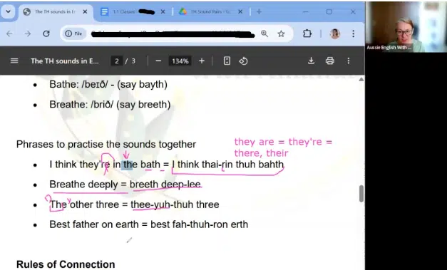 th sound
