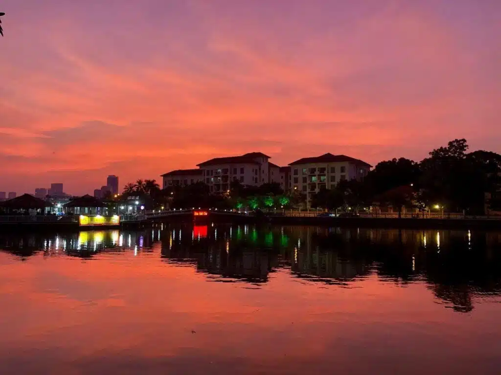 Hanoi, Vietnam at sunset