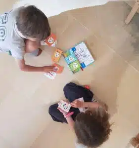 Young Learners playing a game together
