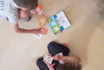 Young Learners playing a TPR game together