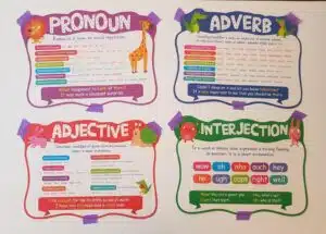 Educational English teaching resource: a poster