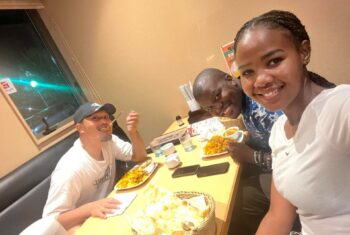 The lifestyle of a JET teacher - enjoying local food