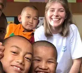 Teaching English in a Buddhist monastery in Asia
