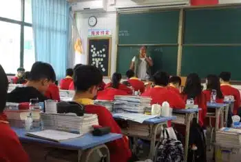 Lauren Hamilton China classroom 2