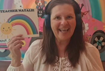 online teaching background Natalie