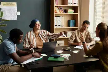 Adult learners playing a vocabulary game in the EFL classroom
