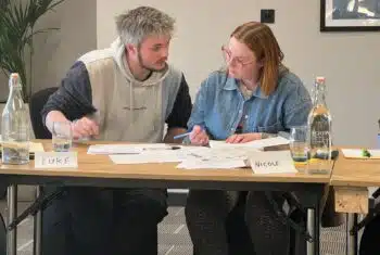 TEFL trainess during a TEFL course