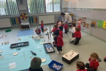 Teacher Lauren Fettis Young Learner classroom Spain