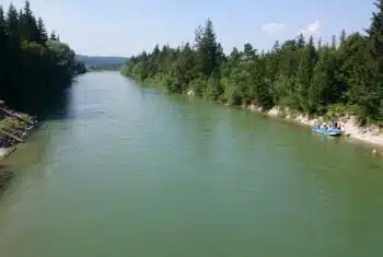 Scenic view of Wolfratshausen town in Bavaria, Germany, home base for teaching Business English