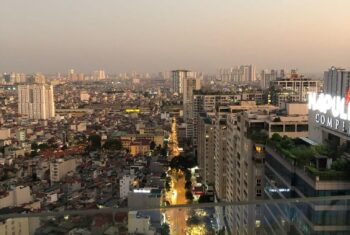 Alumni Taylor Vietnam view from balcony