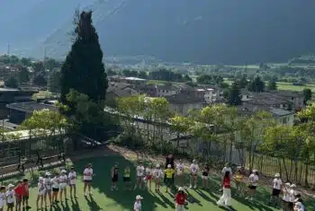 View from the summer camp in Italy