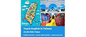 Tainan, Taichung & Hsinchu: English Teacher